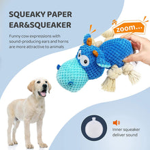 Load image into Gallery viewer, IOKHEIRA Dog Plush Toys, Interactive Squeaky Toy for for Aggressive chewers
