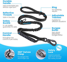 Load image into Gallery viewer, IOKHEIRA 6Ft /4Ft Dog Leash Rope with Comfortable Padded Handle (Black)
