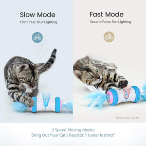 IOKHEIRA Interactive Feather Cat Toy