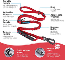 Load image into Gallery viewer, IOKHEIRA 6Ft /4Ft Dog Leash Rope with Comfortable Padded Handle (Red)
