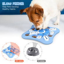 Load image into Gallery viewer, PUHOHUN Dog Puzzle Slow Feeder Toys, Dog Treat Dispenser with Squeaky and Non-Slip Design, Interactive Dog Toys for IQ Training &amp; Mental Stimulating Puzzle Bowl
