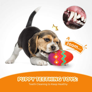 IOKHEIRA Dog Toys for Aggressive Chewers (Easter Eggs)
