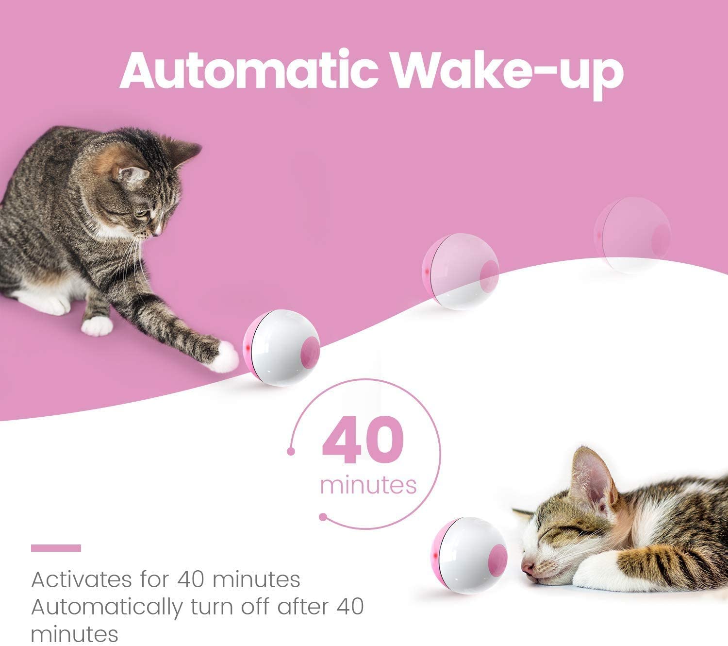 IOKHEIRA Interactive Cat Toy, Cat Toys for Indoor Cats Interactive, Ca –  KOL PET
