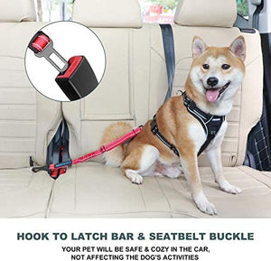 Iokheira Dog Seat Belt for Car, Dog Car Harnesses Belt